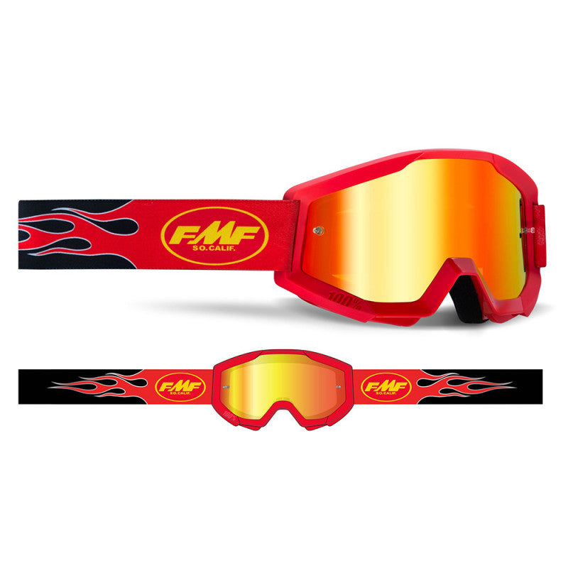 FMF 2021 Powercore - Flame Red - Red Mirror Lens - EMD Online