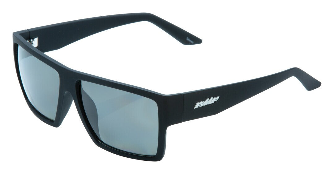 FMF Factory Sunglasses - Matte Black - Blue Mirror - EMD Online
