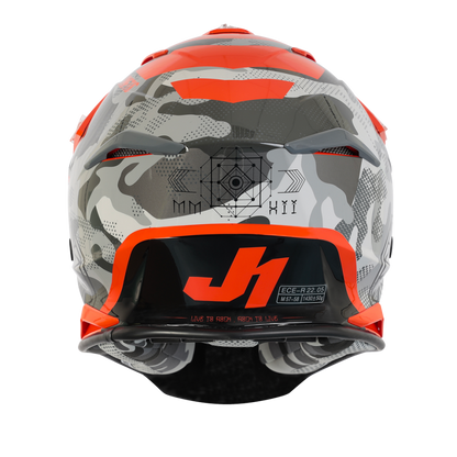 Just1 J39 Kinetic - Camo Grey/Red/Fluo Orange - EMD Online