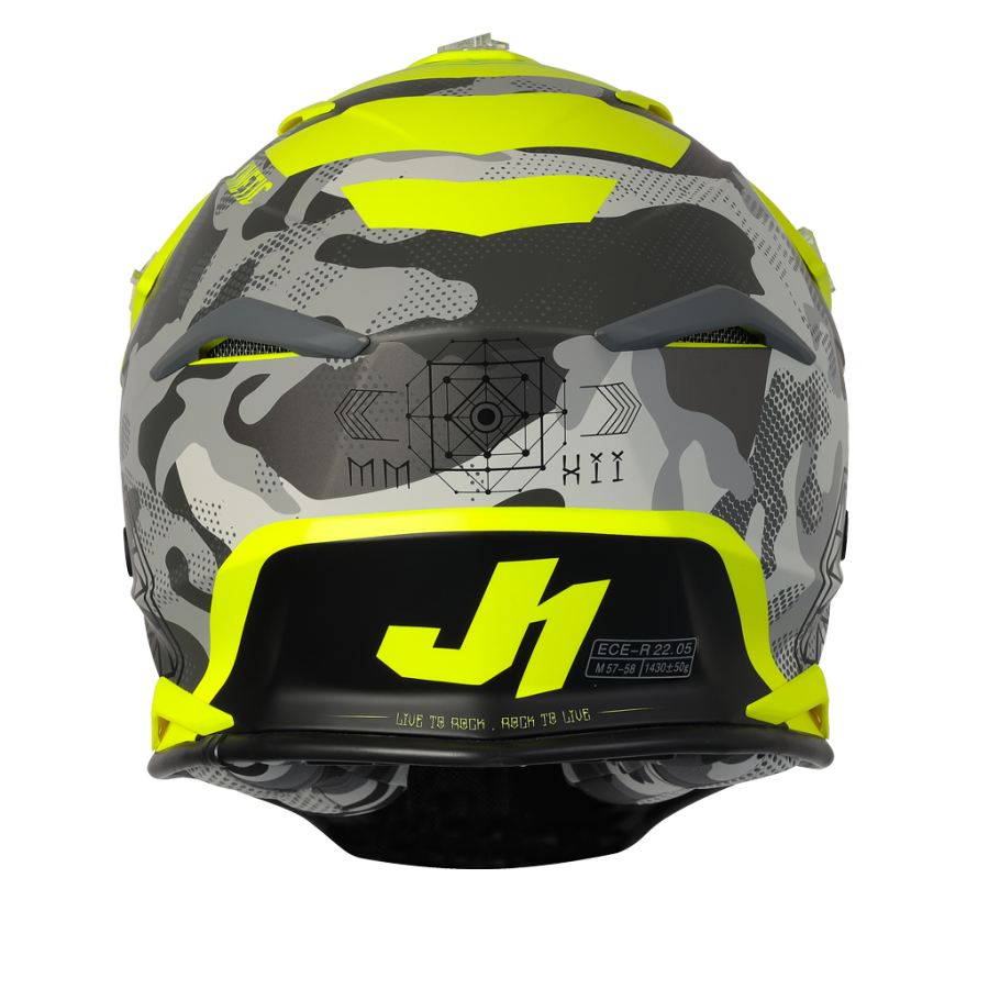 Just1 J39 Kinetic - Camo / Red / Lime/ Fluo Yellow - EMD Online