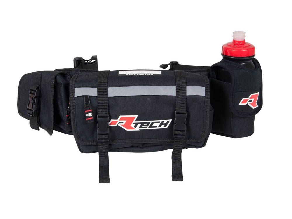Racetech Waterproof Nylon Technical Belt Bag - Black - EMD Online