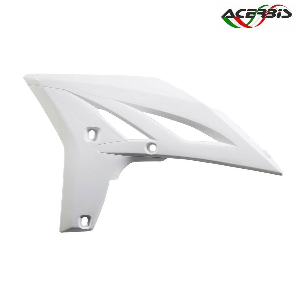 Acerbis Yamaha Radiator Scoops/ Fender - White - EMD Online