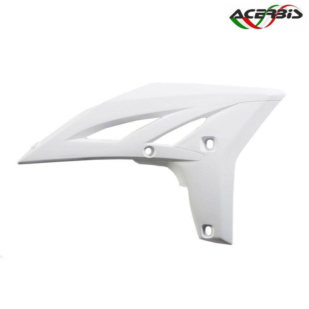 Acerbis Yamaha Radiator Scoops/ Fender - White - EMD Online