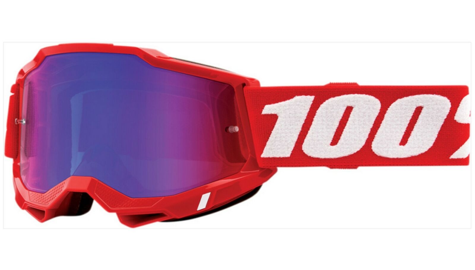 100% Youth Accuri 2 - Red - Blue/Red Mirror - EMD Online