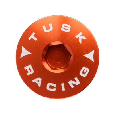TUSK KTM Billet Aluminium Engine Plug Kit - Orange - EMD Online