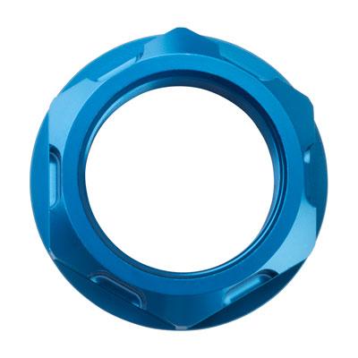 TUSK Honda Billet Aluminium Steering Stem Nut - Blue - EMD Online