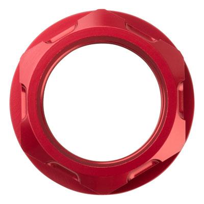 TUSK Honda Billet Aluminium Steering Stem Nut - Red - EMD Online