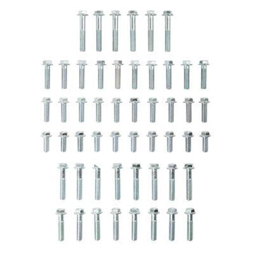 TUSK Flange Bolt Kit - 8mm - 52 Piece - EMD Online