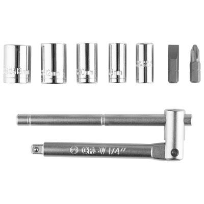 TUSK Folding Mini T-Handle Set - 1/4" Drive - EMD Online