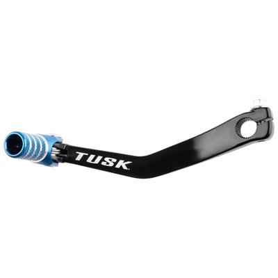 TUSK Kawasaki Folding Shift Lever - Black/Blue Tip - EMD Online