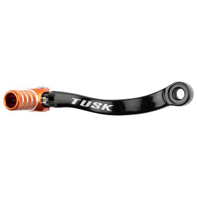TUSK Husaberg Folding Shift Lever - Black/Orange Tip - EMD Online
